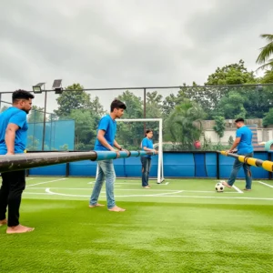 Human Foosball at treat adventure park